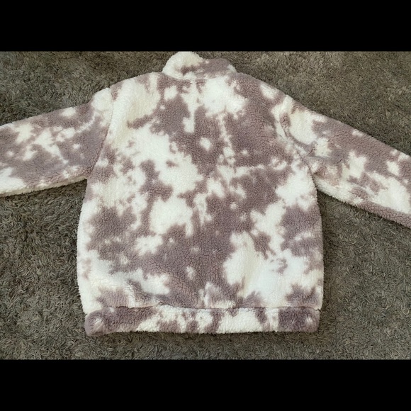Betsey Johnson Tye Dye Fleece Zip Up - Picture 4 of 13